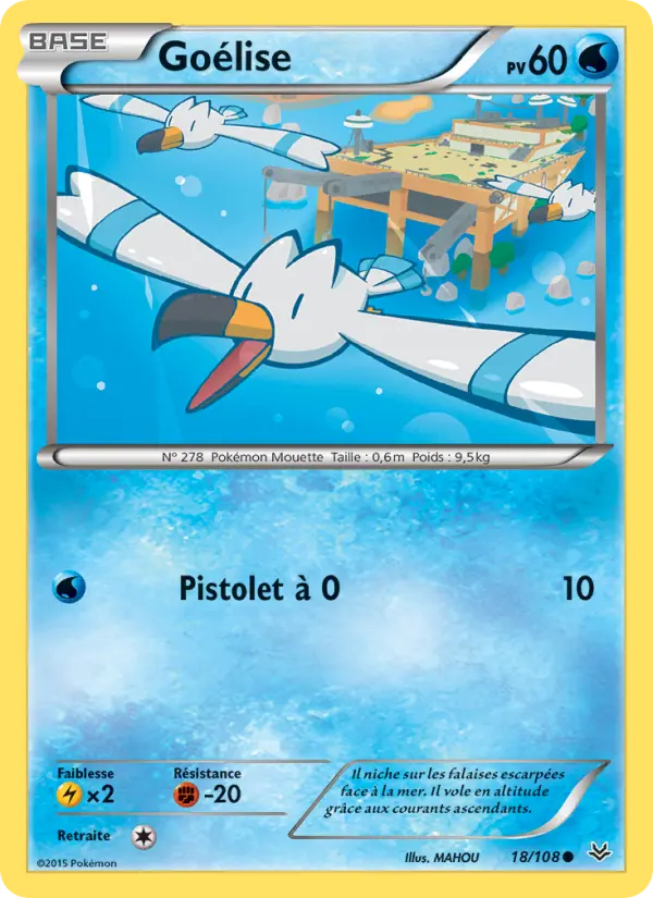 Goélise — Carte Pokémon 18 Ciel Rugissant
