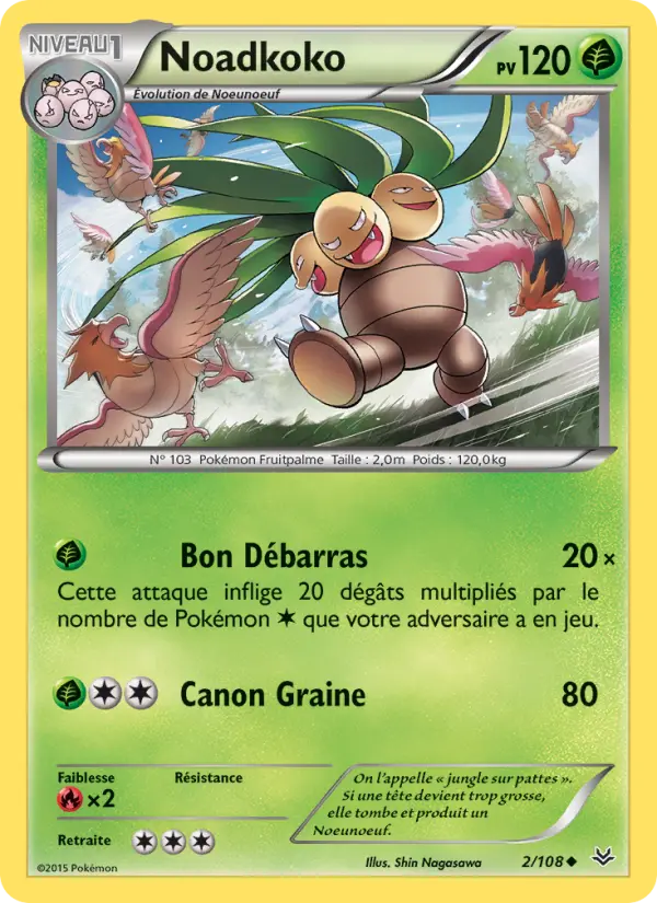 Noadkoko — Carte Pokémon 2 Ciel Rugissant