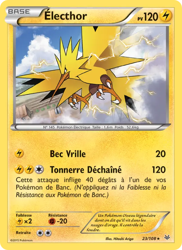 Électhor — Carte Pokémon 23 Ciel Rugissant