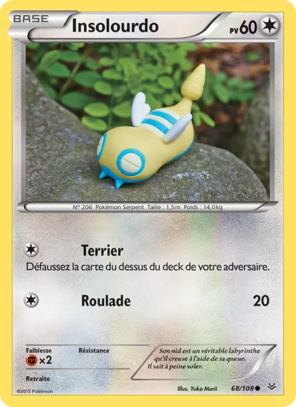 068/108 - Insolourdo — Carte Pokémon Ciel Rugissant 68/108
