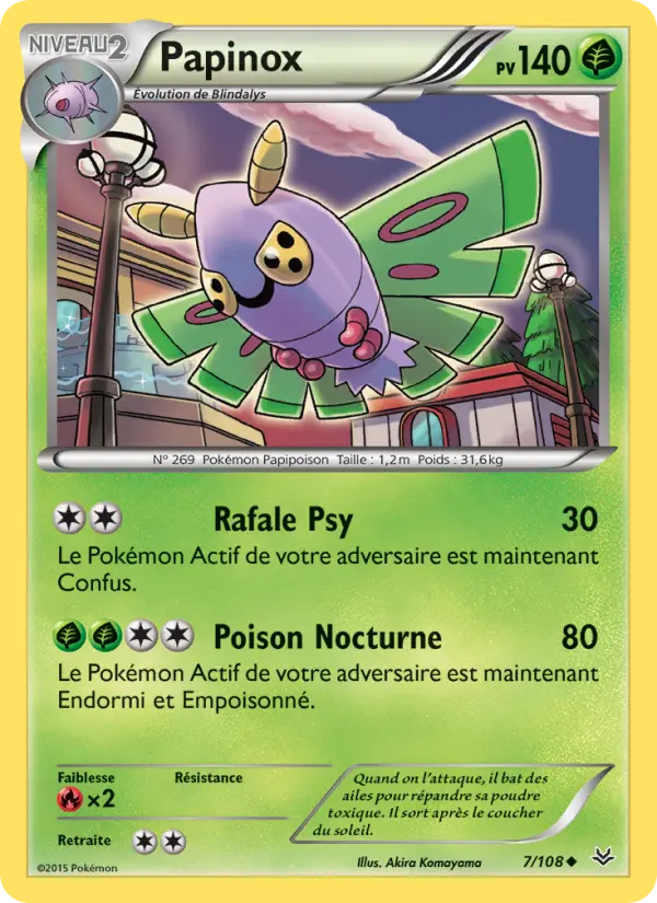 Papinox — Carte Pokémon 7 Ciel Rugissant