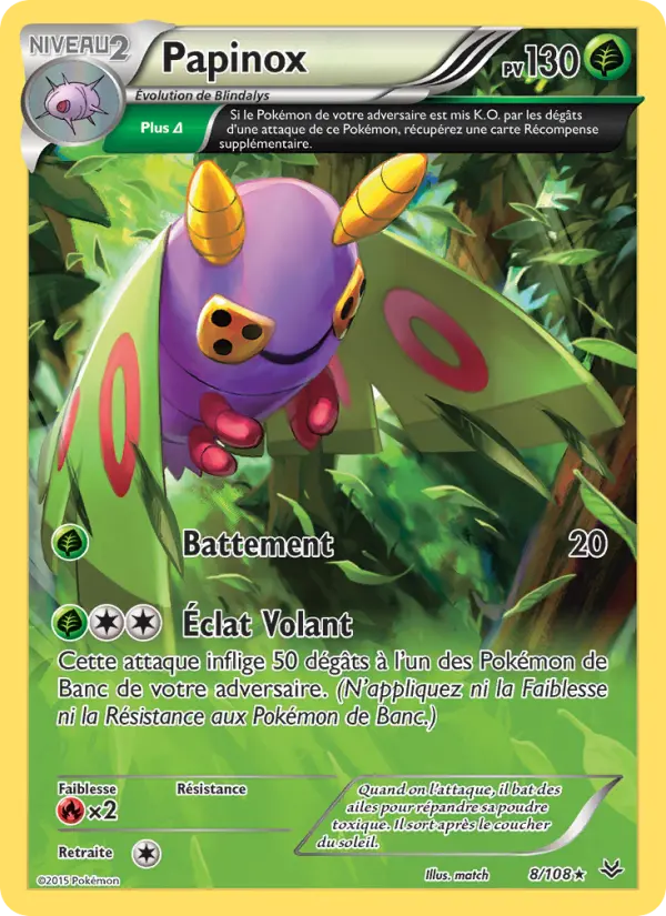 Papinox — Carte Pokémon 8 Ciel Rugissant