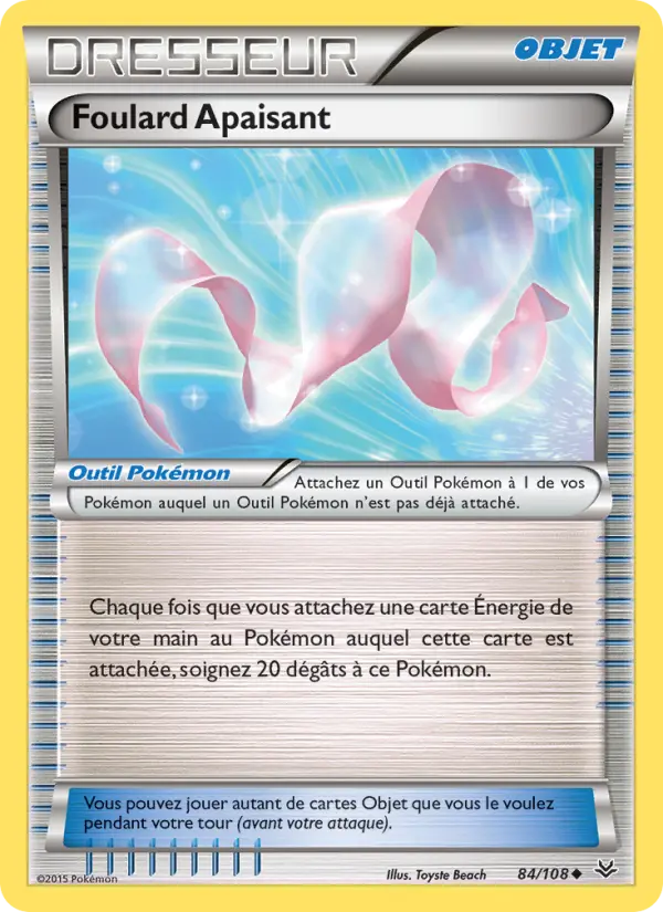 084/108 - Foulard Apaisant — Carte Pokémon Ciel Rugissant 84/108