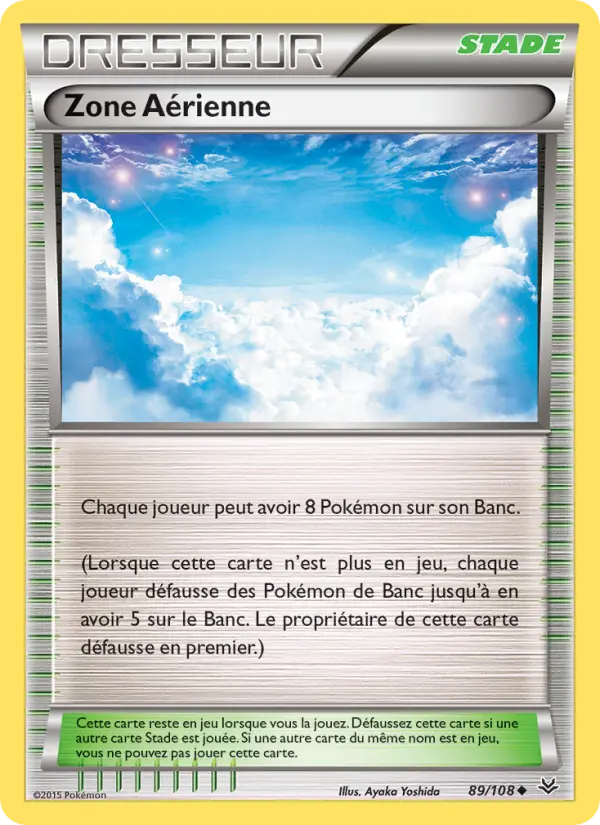 089/108 - Zone Aérienne — Carte Pokémon Ciel Rugissant 89/108