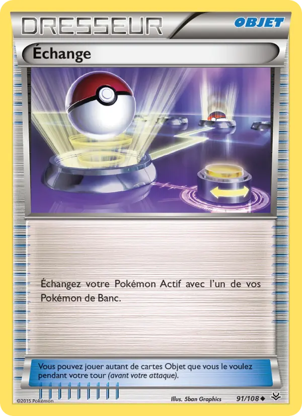 091/108 - Échange — Carte Pokémon Ciel Rugissant 91/108
