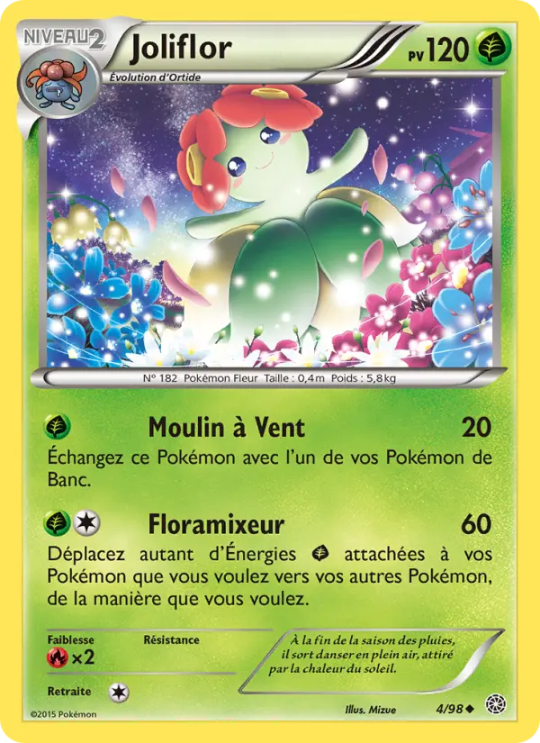 004/098 - Joliflor — Carte Pokémon Origines Antiques 4/98