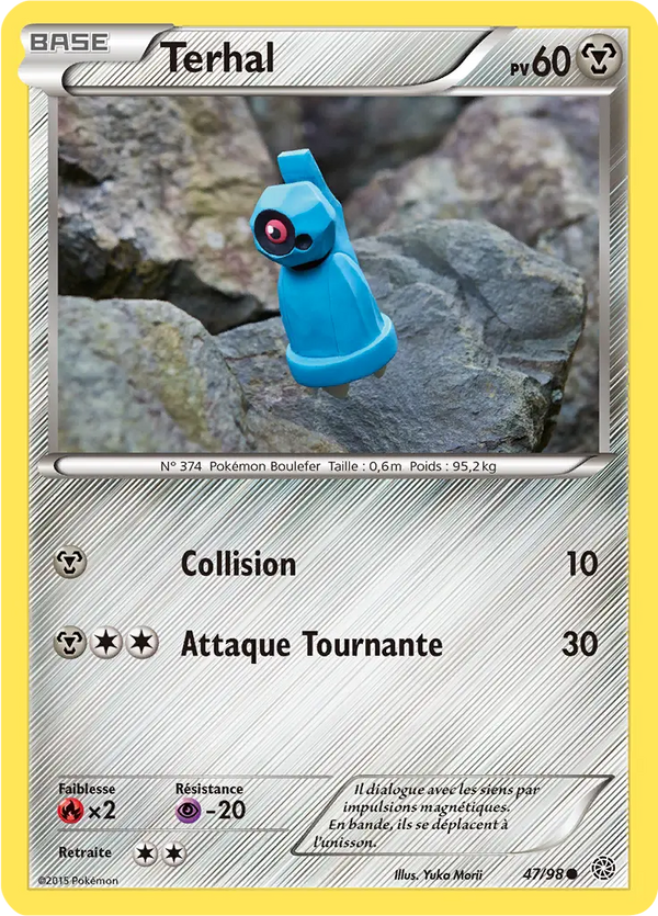 047/098 - Terhal — Carte Pokémon Origines Antiques 47/98