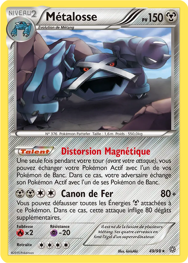 049/098 - Métalosse — Carte Pokémon Origines Antiques 49/98
