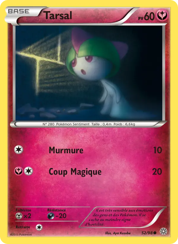 052/098 - Tarsal — Carte Pokémon Origines Antiques 52/98