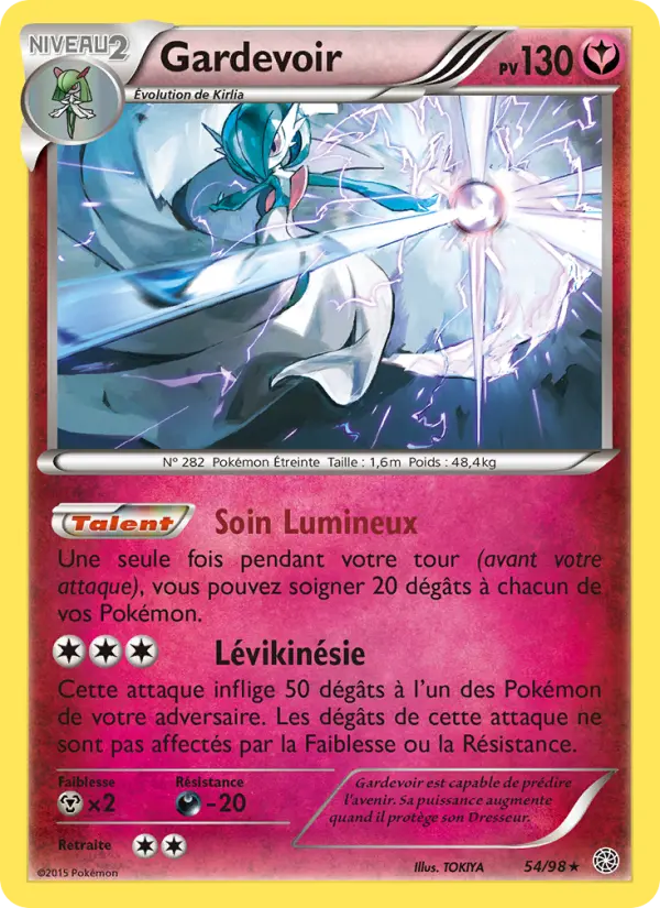 054/098 - Gardevoir — Carte Pokémon Origines Antiques 54/98