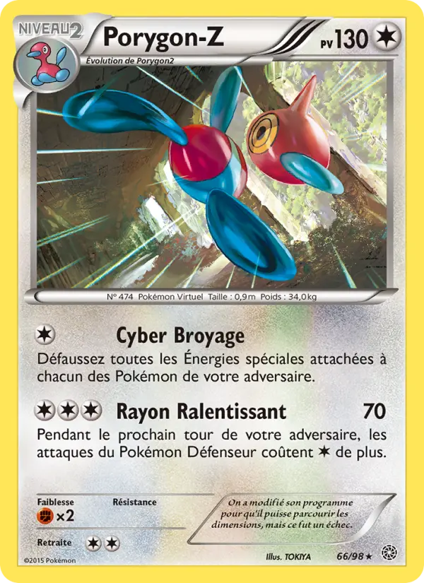 Porygon-Z — Carte Pokémon 66 Origines Antiques