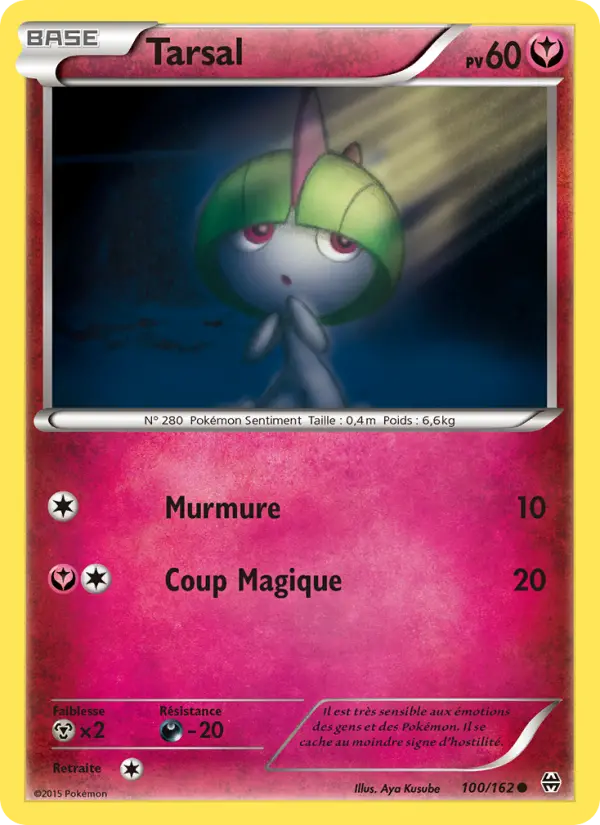100/162 - Tarsal — Carte Pokémon Impulsion Turbo 100/162