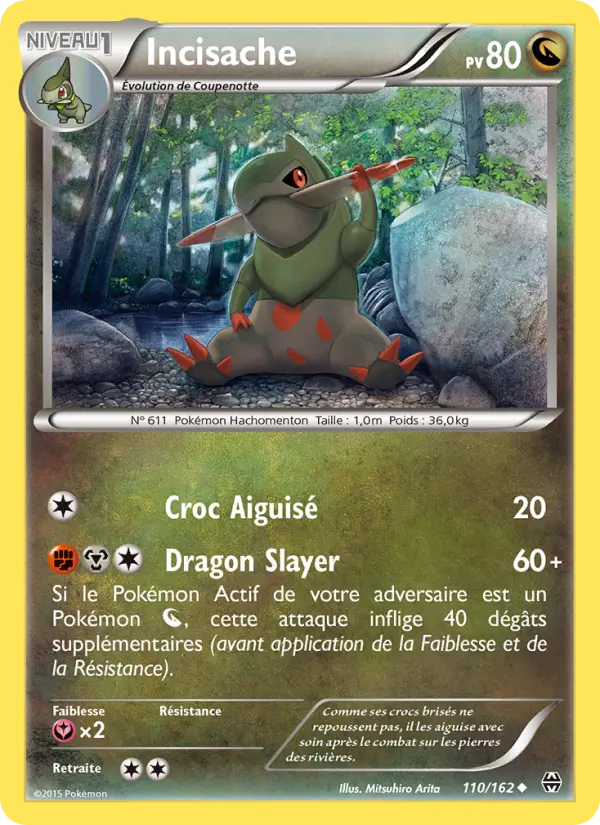 Incisache — Carte Pokémon 110 Impulsion Turbo