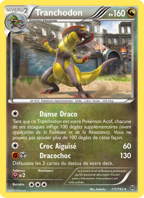 Tranchodon — Carte Pokémon 111 Impulsion Turbo