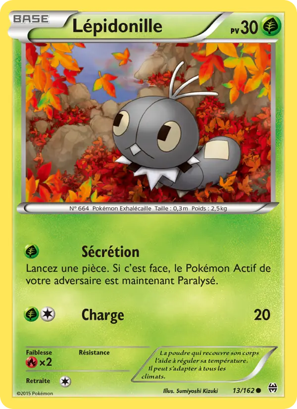 Lépidonille — Carte Pokémon 13 Impulsion Turbo