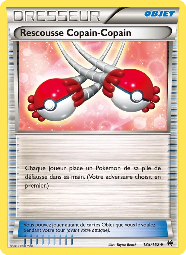 135/162 - Rescousse Copain-Copain — Carte Pokémon Impulsion Turbo 135/162