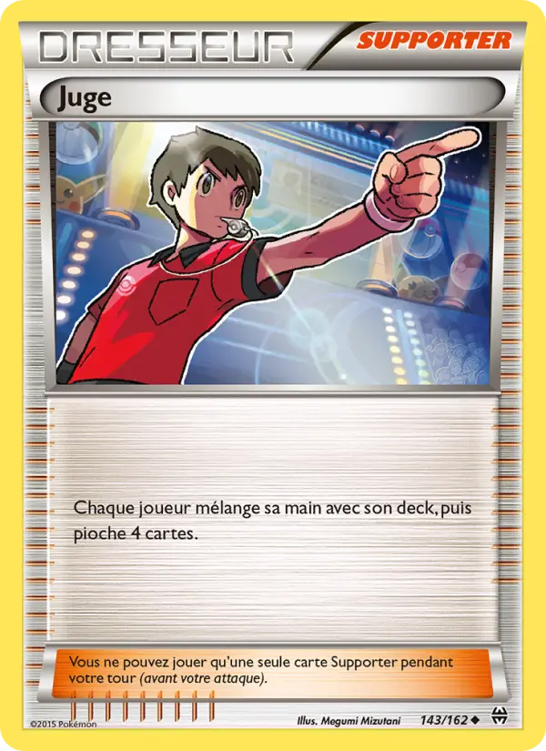 143/162 - Juge — Carte Pokémon Impulsion Turbo 143/162