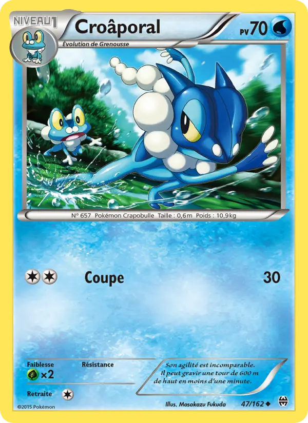 Croâporal — Carte Pokémon 47 Impulsion Turbo