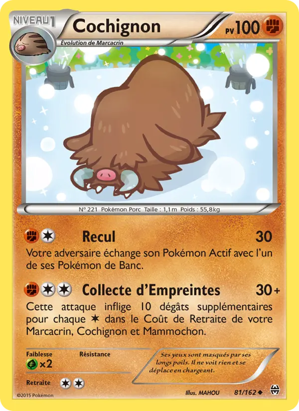 Cochignon — Carte Pokémon 81 Impulsion Turbo
