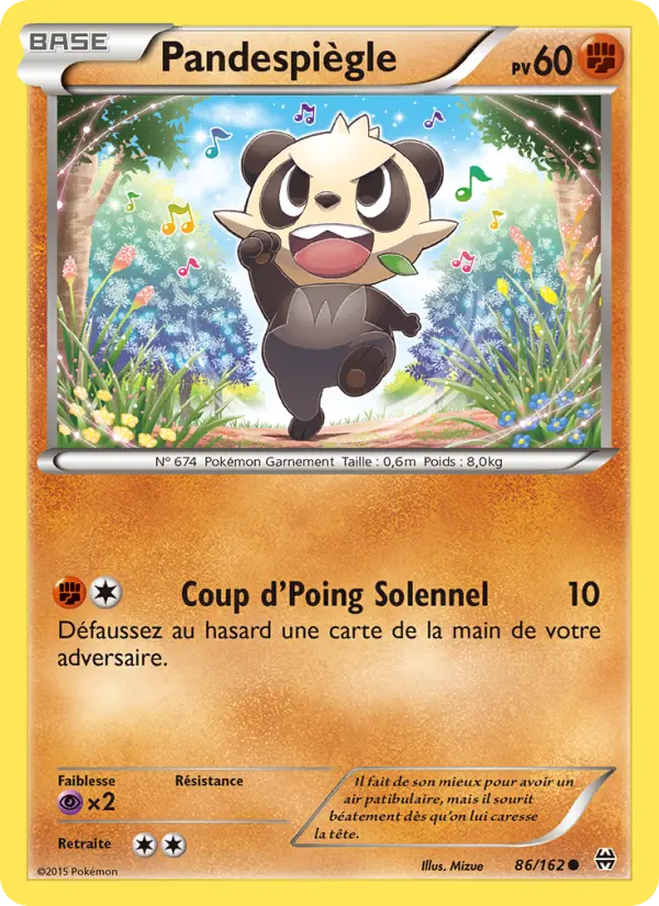 Pandespiègle — Carte Pokémon 86 Impulsion Turbo