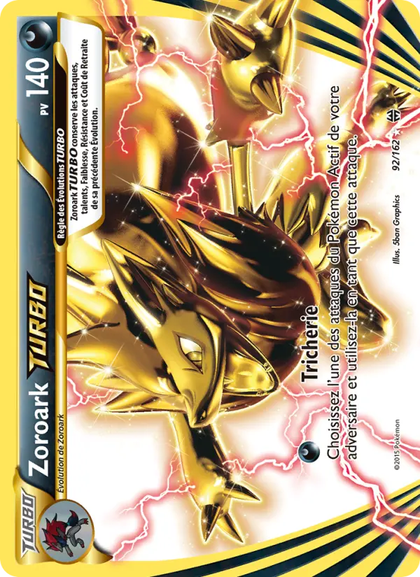 Zoroark TURBO — Carte Pokémon 92 Impulsion Turbo