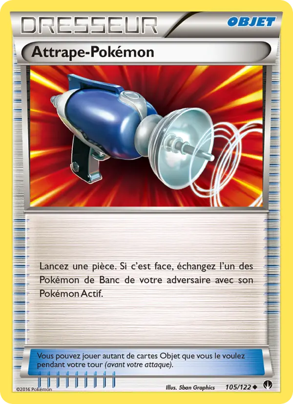 105/122 - Attrape-Pokémon — Carte Pokémon Rupture Turbo 105/122