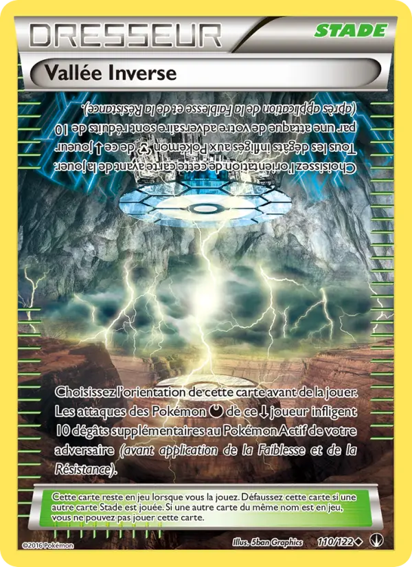 110/122 - Vallée Inverse — Carte Pokémon Rupture Turbo 110/122