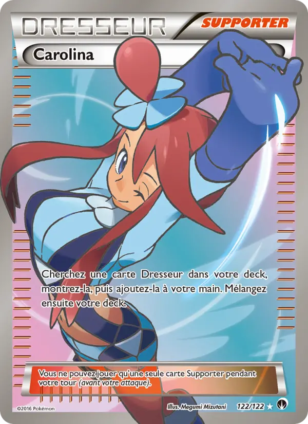 122/122 - Carolina — Carte Pokémon Rupture Turbo 122/122