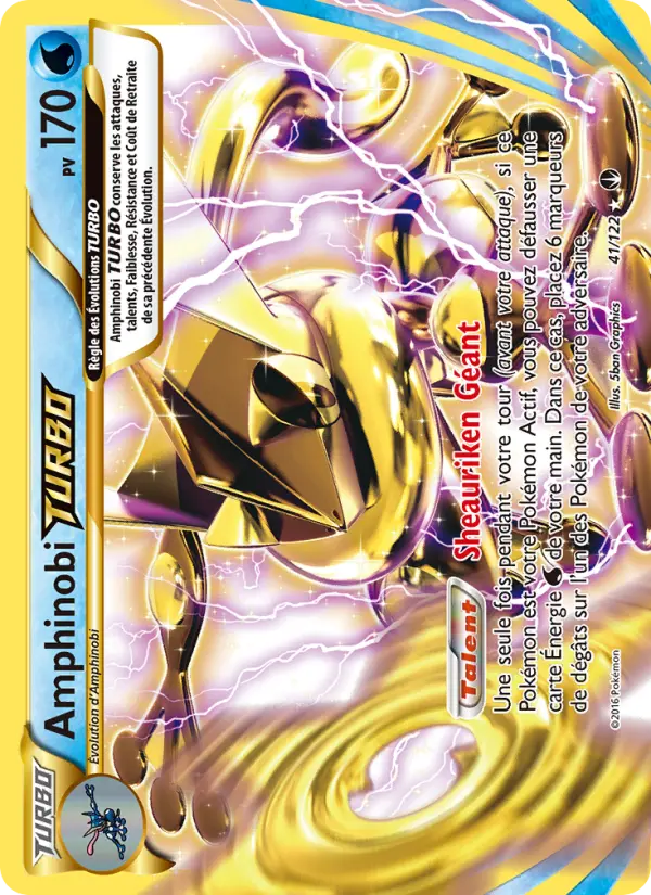 Amphinobi TURBO — Carte Pokémon 41 Rupture Turbo