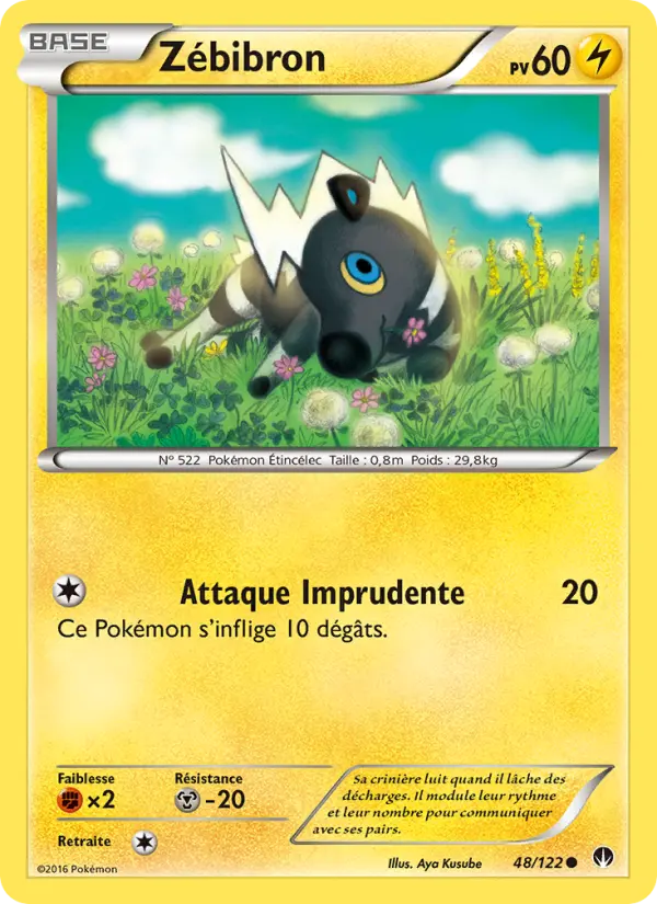 Zébibron — Carte Pokémon 48 Rupture Turbo