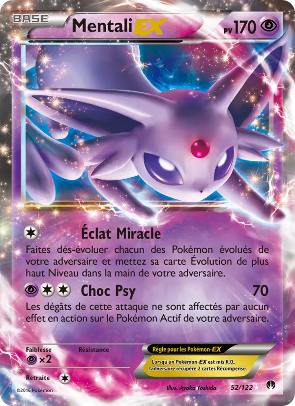 Mentali EX — Carte Pokémon 52 Rupture Turbo