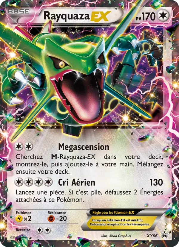 Rayquaza EX — Carte Pokémon XY66 Promo XY
