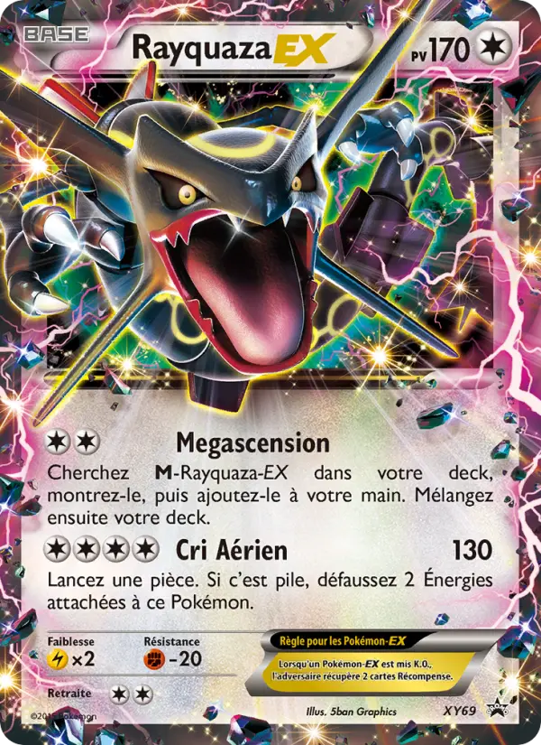 Rayquaza EX — Carte Pokémon XY69 Promo XY
