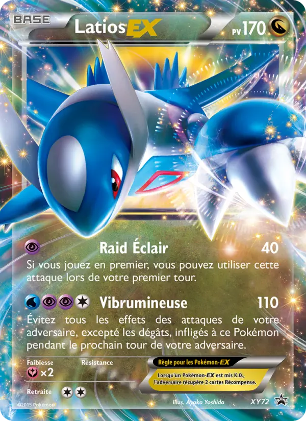 Latios EX — Carte Pokémon XY72 Promo XY