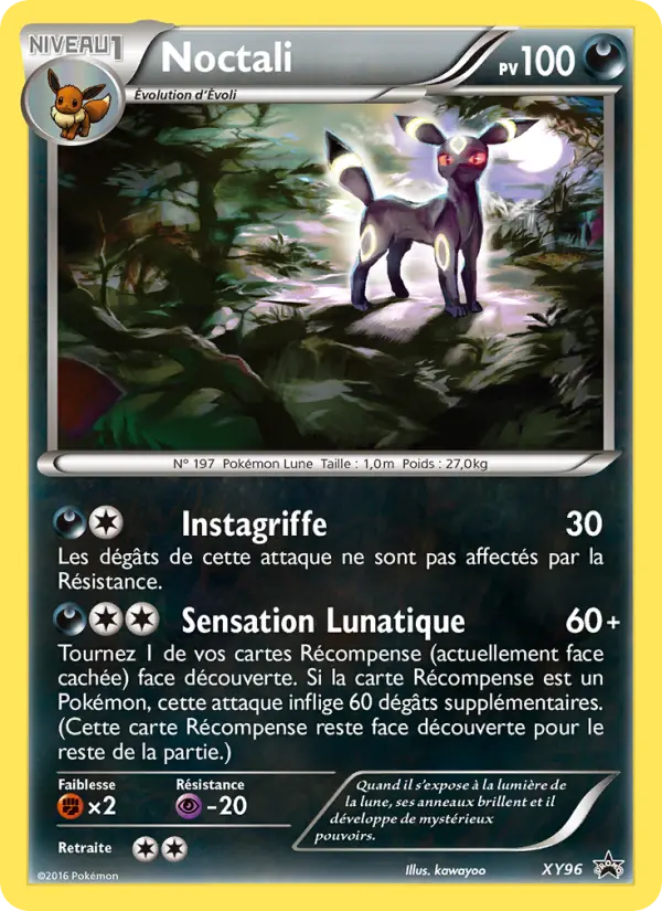 Noctali — Carte Pokémon XY96 Promo XY
