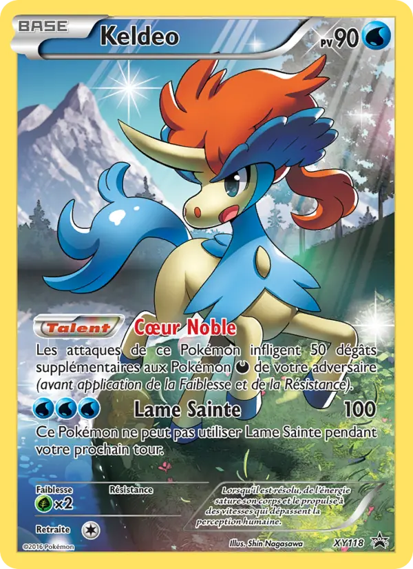 Keldeo — Carte Pokémon XY118 Promo XY