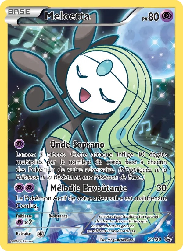 Meloetta — Carte Pokémon XY120 Promo XY