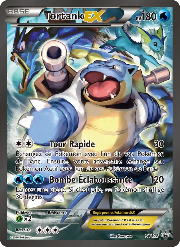 Tortank EX — Carte Pokémon XY122 Promo XY