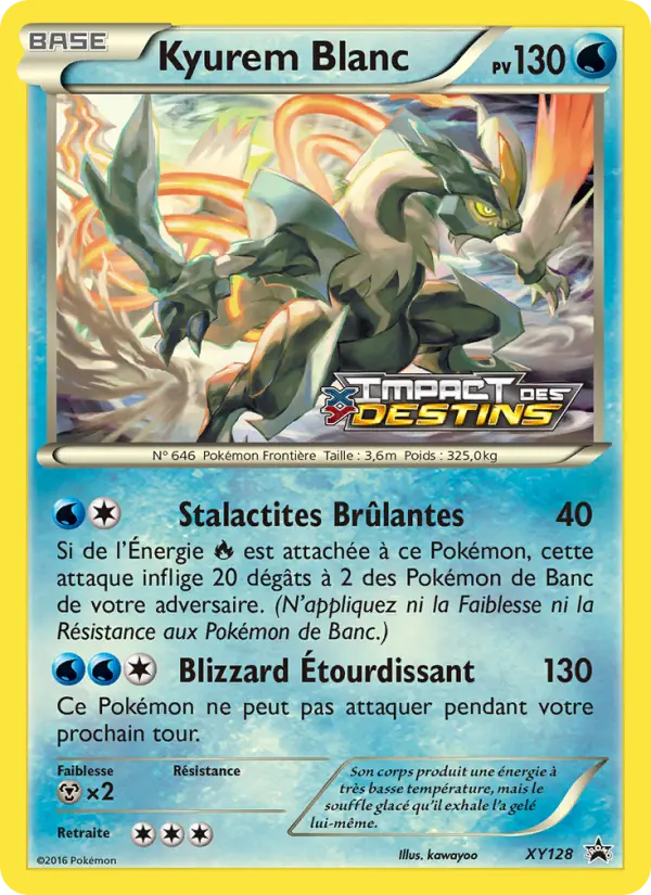 Kyurem Blanc — Carte Pokémon XY128 Promo XY