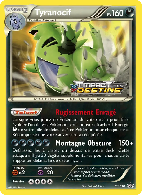 Tyranocif — Carte Pokémon XY130 Promo XY