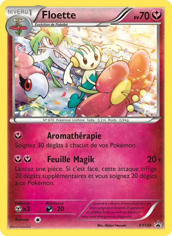 Floette — Carte Pokémon XY139 Promo XY
