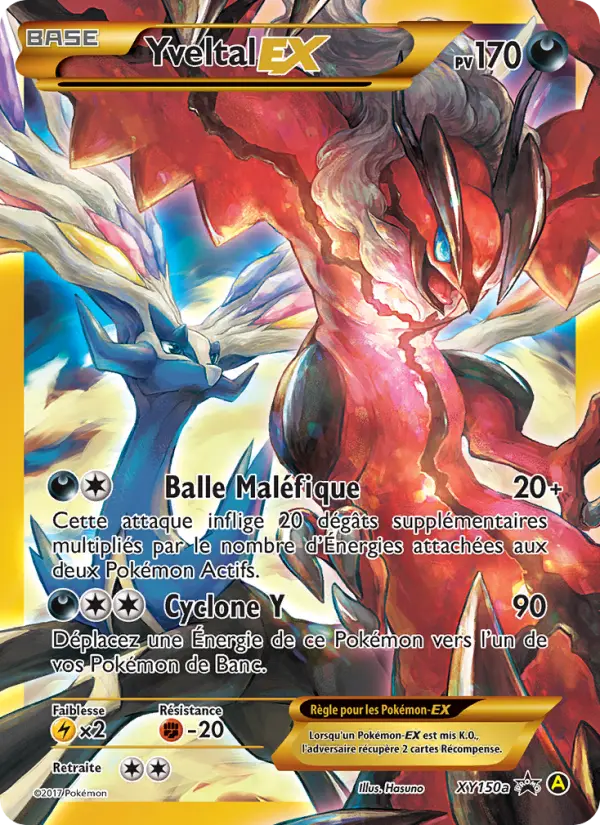 Yveltal-EX — Carte Pokémon XY150a Promo XY