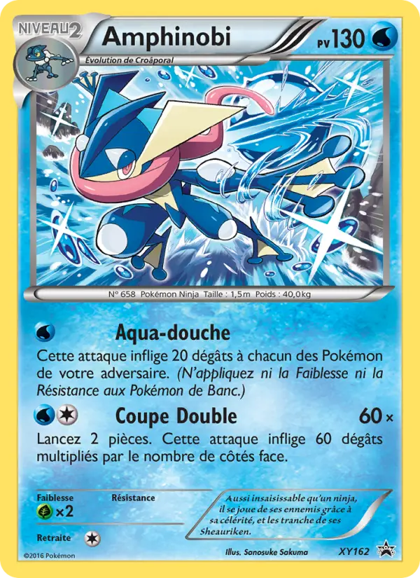 Amphinobi — Carte Pokémon XY162 Promo XY