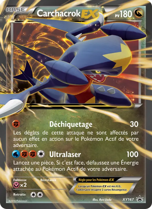 Carchacrok-EX — Carte Pokémon XY167 Promo XY