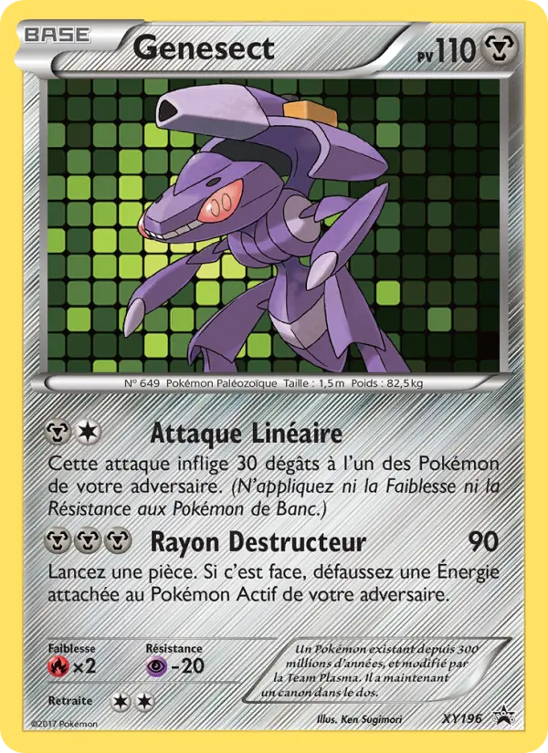 Genesect — Carte Pokémon XY196 Promo XY