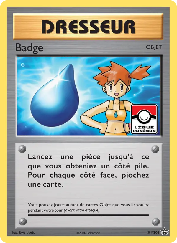 XY204 - Badge — Carte Pokémon Promo XY 204/211