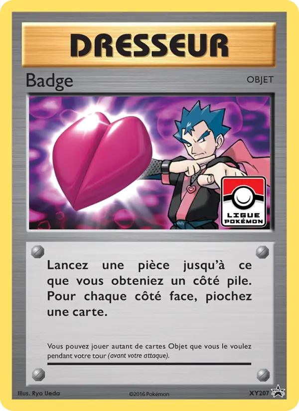 XY207 - Badge — Carte Pokémon Promo XY 207/211