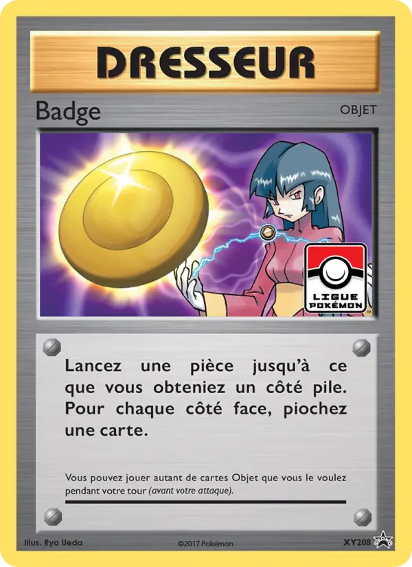 XY208 - Badge — Carte Pokémon Promo XY 208/211