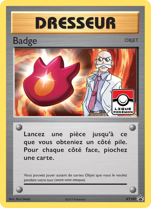 XY209 - Badge — Carte Pokémon Promo XY 209/211