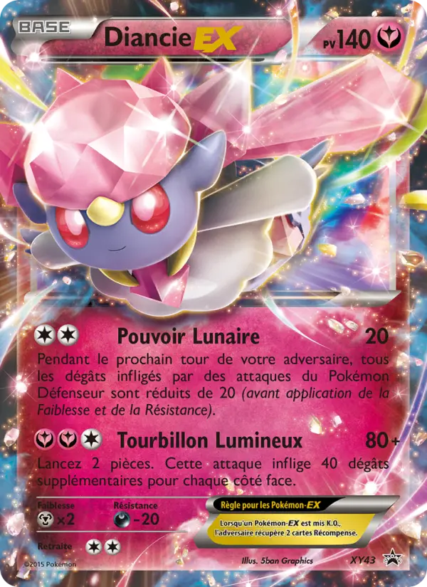 Diancie EX — Carte Pokémon XY43 Promo XY
